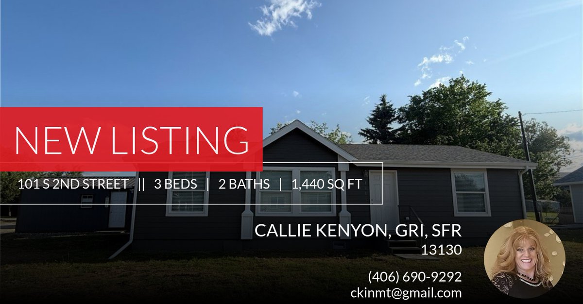 ckinmt's tweet photo. 📍 New Listing 📍 Take a look at this fantastic new property that just hit the market located at 101 S 2nd Street in Roberts. Reach out here or at (406) 690-9292 for more information https://t.co/M8g5p92Gmu https://t.co/lw4VJ2xnLY