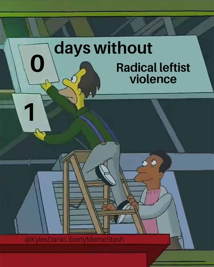 Kyle_C137's tweet photo. @krassenstein It was probably antifa. https://t.co/fY9C6wvw1n