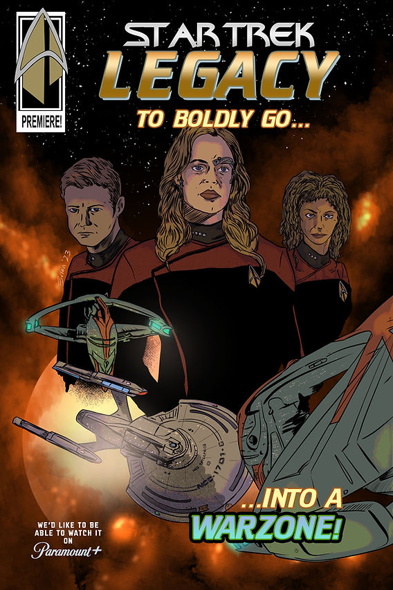 StarTrek_Legacy's tweet photo. 📚 Are Trekkies ready for #StarTrekLegacy comics?
This fan cover by @cerealcreatures boldly fires the imagination.👇
Captain Seven. Enterprise-G. The 25th century continues - on the page.
✍️ Write your letter: https://t.co/3ThXWi4Z6h
📰 Read: https://t.co/CI8xJRpw9A
#Go4Legacy #LetHerFly #Captain7 #StarTrekComics #RewriteTheStars