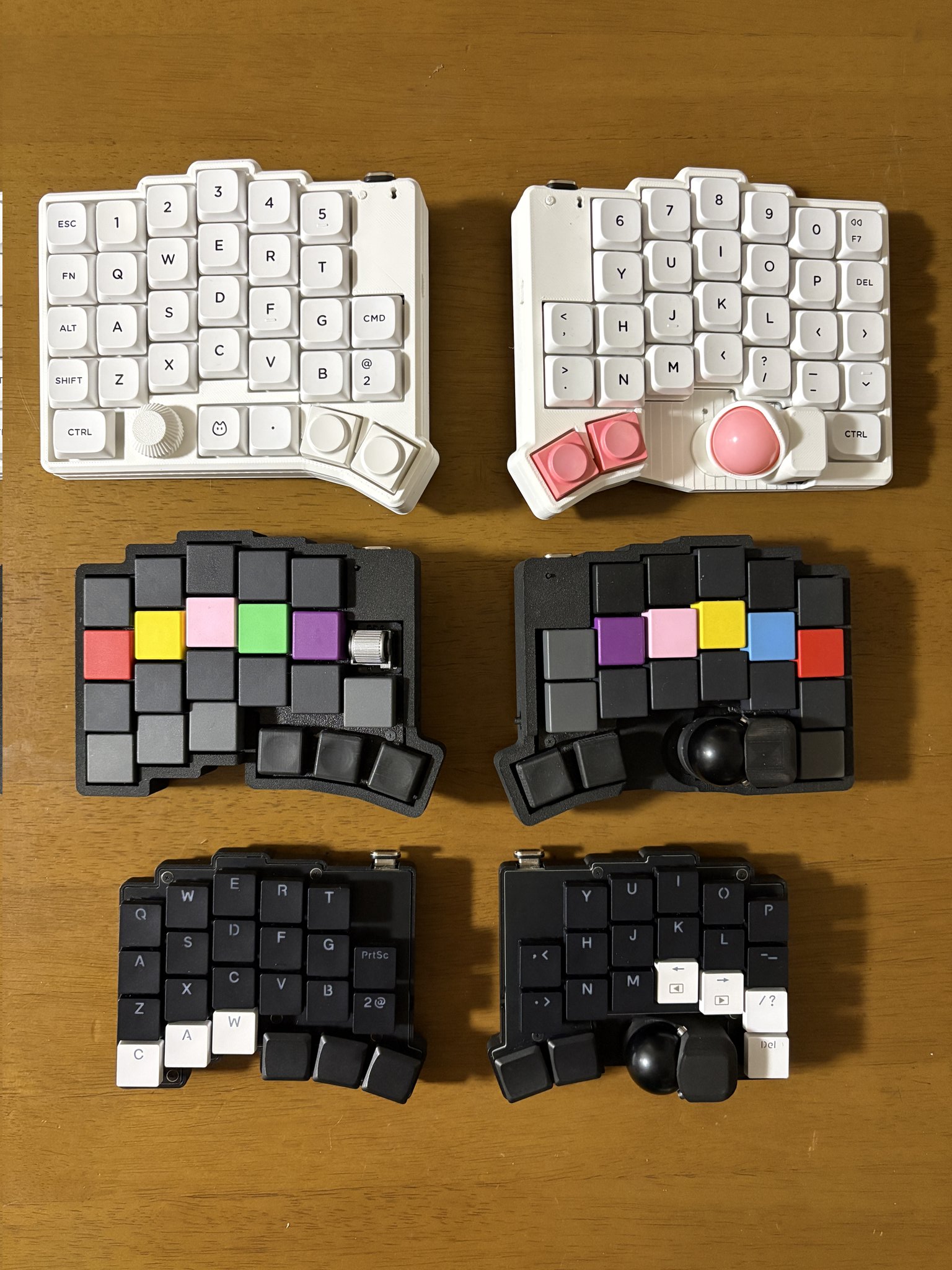 Keyball39ish 完成品 Keyball39ish 完成品 Keyball39 黒／白 | Shirogane Lab