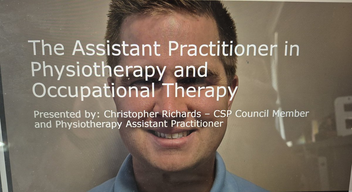 chris_richards2's tweet image. Thank you to helathcare conferences uk for inviting me to facilitate and present on the workshop development of the #AssistantPractitioner in Occupational Therapy and Physiotherapy!

The session was so engaged the session  went perfect @AliRichards15 @CumbriaUni @HCUK_Clare