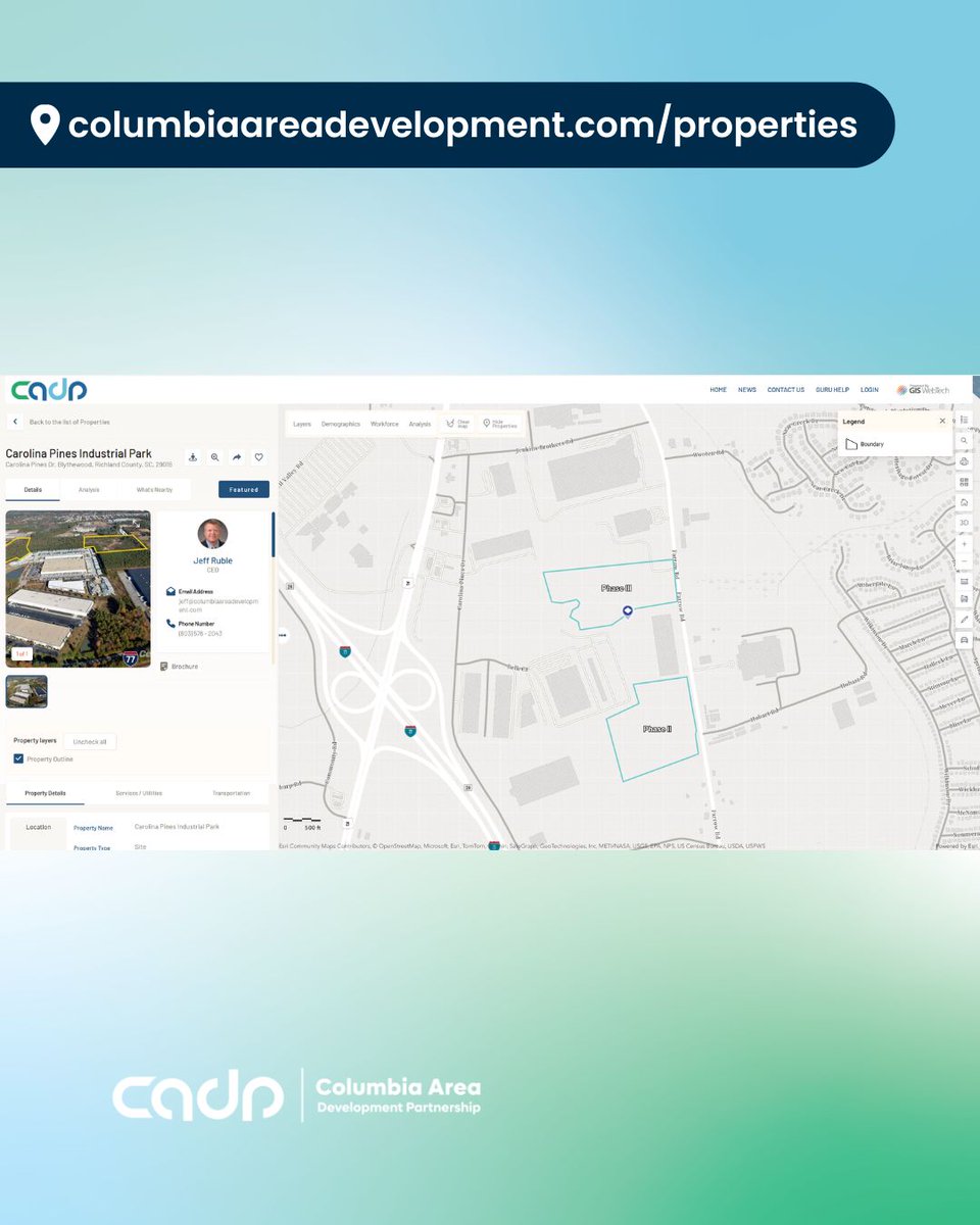 CADP_SC's tweet image. On the hunt 🔍 for a location for your next facility? Search our digital property library for existing buildings or land for your next operation.

🏗 columbiaareadevelopment.com/properties/

#OnTheMarketRichlandSC #CADPSC #economicengine #econdev #sitelocation