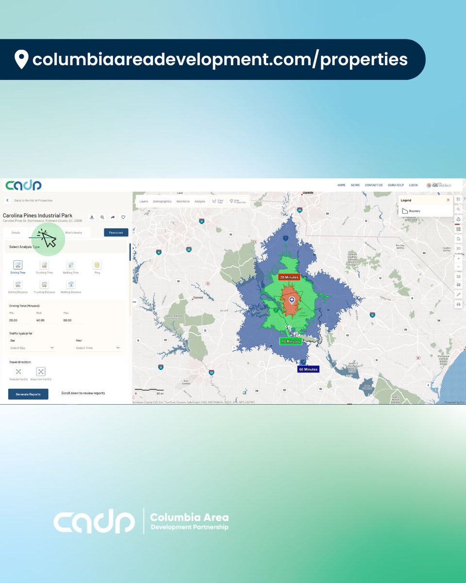 CADP_SC's tweet image. On the hunt 🔍 for a location for your next facility? Search our digital property library for existing buildings or land for your next operation.

🏗 columbiaareadevelopment.com/properties/

#OnTheMarketRichlandSC #CADPSC #economicengine #econdev #sitelocation
