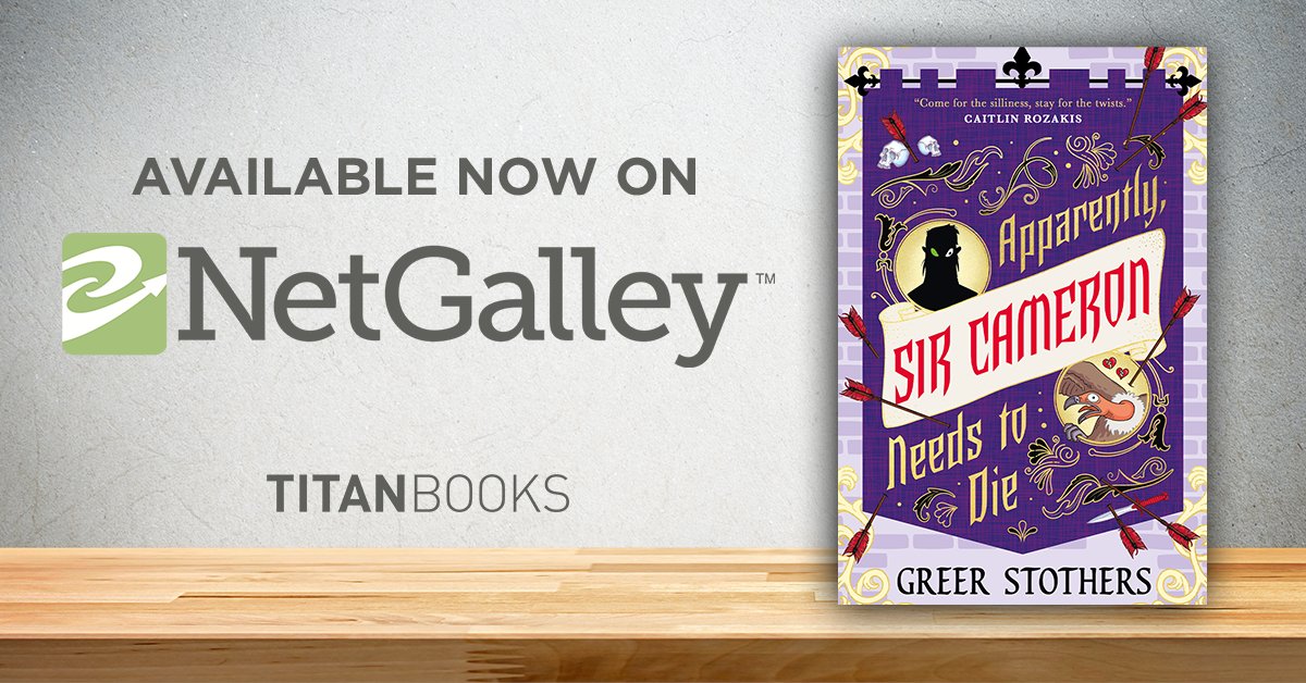 APPARENTLY, SIR CAMERON NEEDS TO DIE by <a href="/GreerStothers/">Greer Stothers</a> is now available on <a href="/NetGalley/">NetGalley</a>! 🏹

In this hilarious gay fantasy romance, a reclusive sorcerer is forced to protect a cowardly knight after a prophecy ties their fates together.

netgalley.com/publisher/titl…