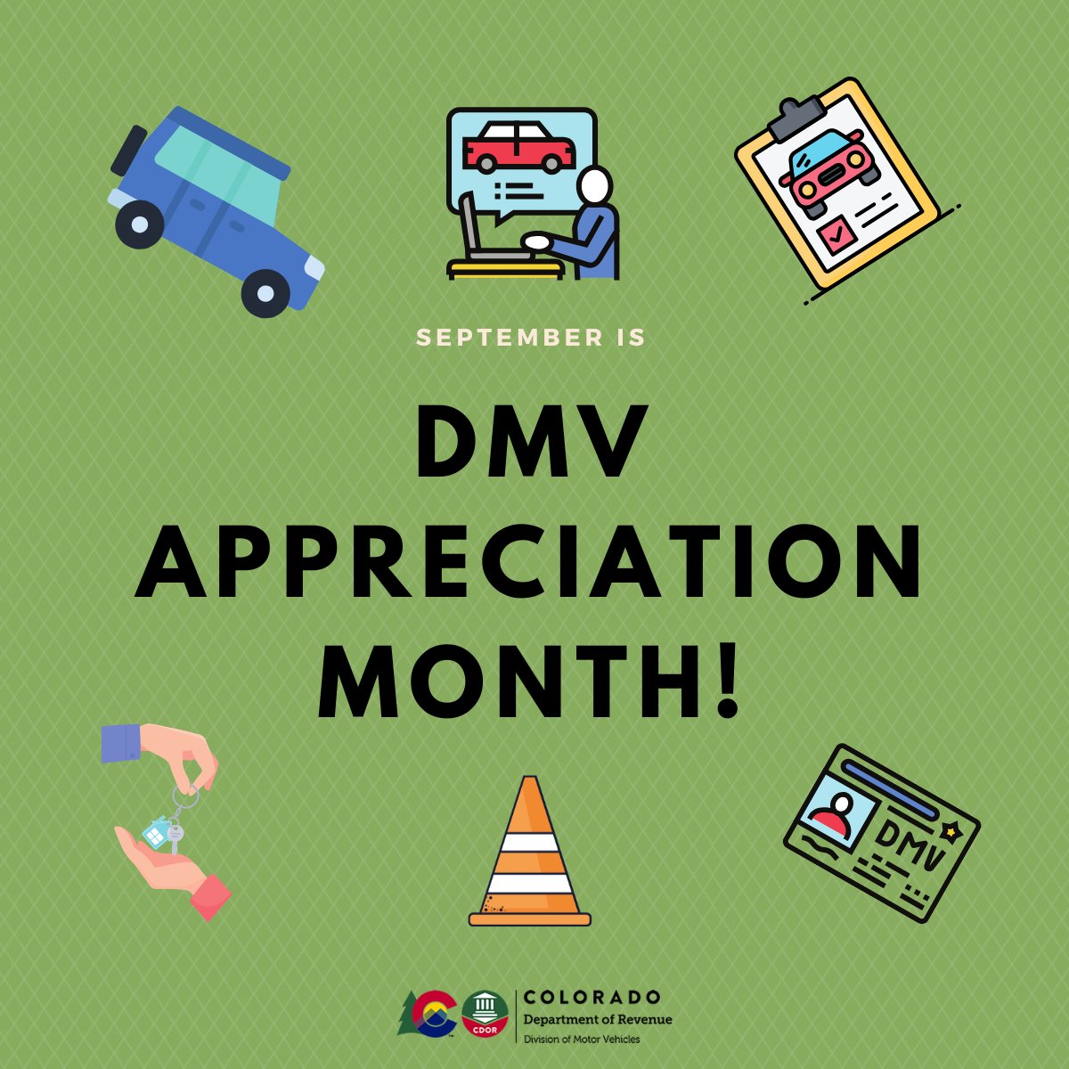 It’s DMV Appreciation Month! 🎉For many, the DMV is a quick stop for a renewal or a new license. But behind every transaction is a team of dedicated professionals who are committed to serving you and our community.

This month, and every month, we're grateful for their hard work