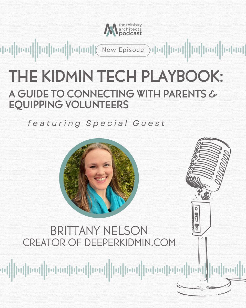 In this week's episode of the Podcast, we sit down with Brittany Nelson of Deeper KidMin to discuss how to integrate technology, avoid mistakes, and lead people well through change. Listen today: vist.ly/47ysx