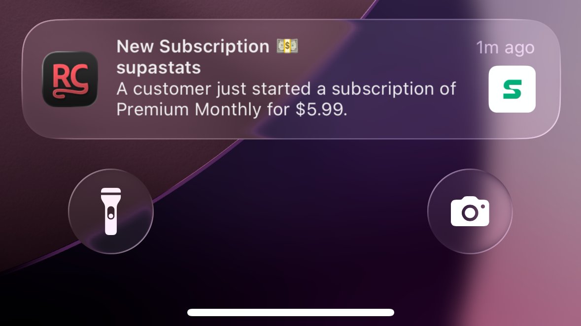 rsStats_'s tweet image. First sale just 1 hour after launch tweet 🥹

So proud to see Supastats already finding its first users 💚

#shipaton #buildinpublic