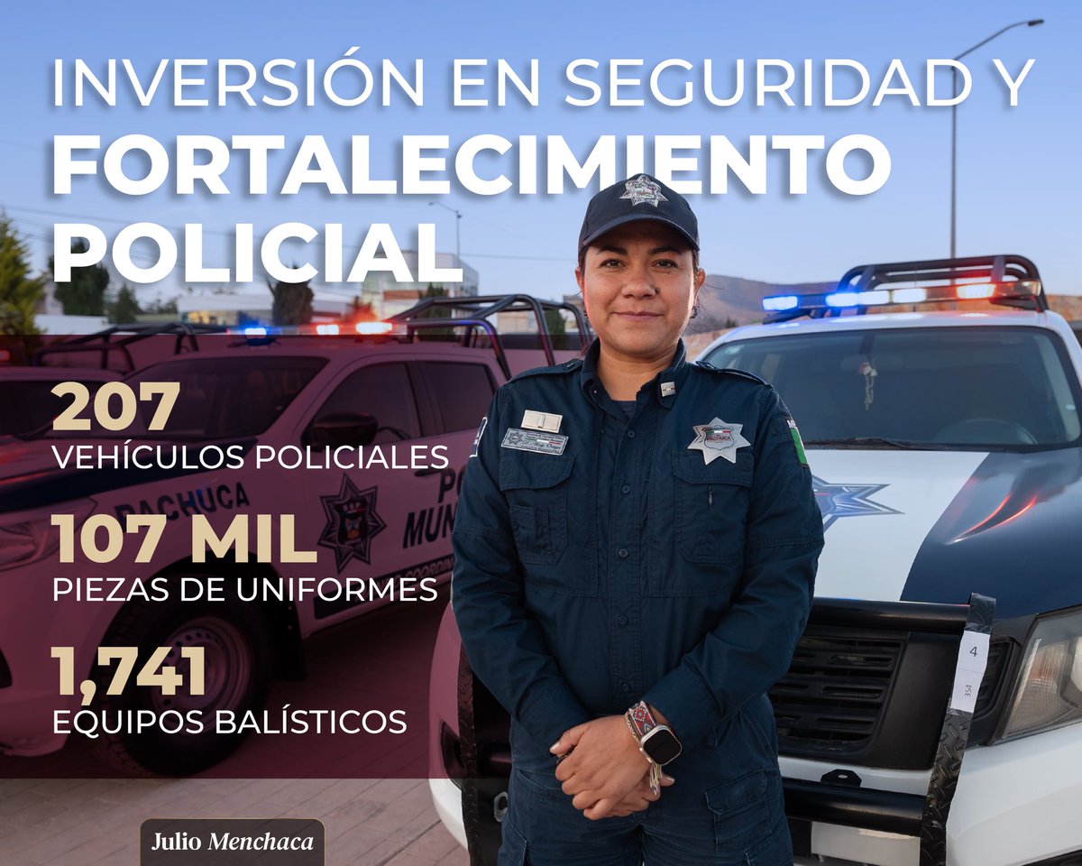 juliomenchaca_'s tweet image. ¿Quieres conocer las acciones que hacen de Hidalgo un estado más seguro? 👮♂️
Continuamos fortaleciendo a nuestra policía con mejores herramientas y condiciones para proteger a la ciudadanía. 🚔
Así, construimos un #Hidalgo con paz y tranquilidad.
@SSP_Hidalgo
#PrimeroElPueblo