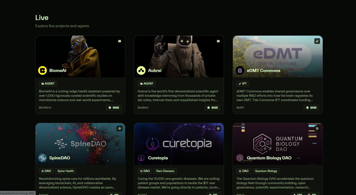 After just 3 launches, <a href="/BioProtocol/">Bio Protocol</a>  is rewriting the rules for scientific funding.

Momentum is real — and the numbers say it all:

• $BIOMEAI: $200K → $5.9M FDV
• $eDMT: $400K → $4.08M FDV
• $AUBRAI: $269K → $37.3M FDV
This isn’t just hype.
It’s a new funding primitive