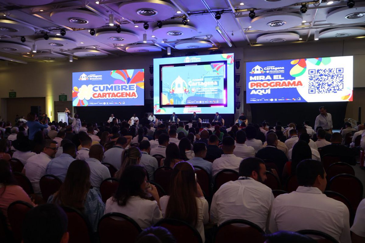 📢 Arranca en #Cartagena la XXIII Cumbre Mundial de Comunicación Política.
150 conferencistas, 2.000 asistentes y 25 países debatirán sobre democracia, tecnología y elecciones.
#CumbreCompol #ComunicaciónPolítica #SomosSufragio <a href="/CumbreCP/">CumbreCP</a> <a href="/CumbreOnline/">Cumbre.Online</a> 
sufragio.org/2025/09/cartag…