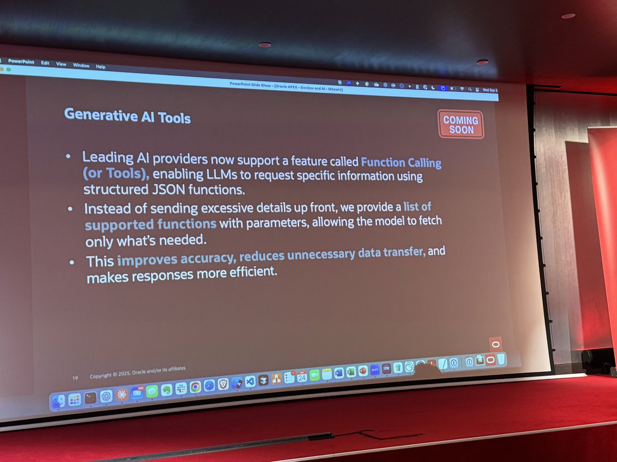 Presentations hyper-intéressantes à APEX Day Paris aujourd’hui.  Merci a tous les présentateurs/trices!

#orclAPEX 
<a href="/msewtz/">Marc Sewtz</a> <a href="/signal006/">Mónica Godoy #orclAPEX 🚀</a> <a href="/sonjameyer79/">sonja.meyer</a> <a href="/moreaux_louis/">Louis Moreaux</a>