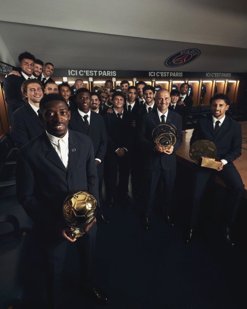 Cette équipe restera à tout jamais comme une des meilleures de l’histoire du foot.

Paris Saint-Germain 2025. 🔴🔵