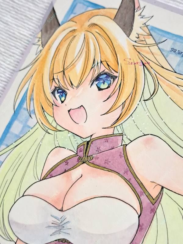 「#そうさくマーケット にて頒布した作品の一部をBOOTHに登録しました。 1点物」|ささつゆ🦊5/5【COMITIA144】H28b📚5/6【A40】参加のイラスト