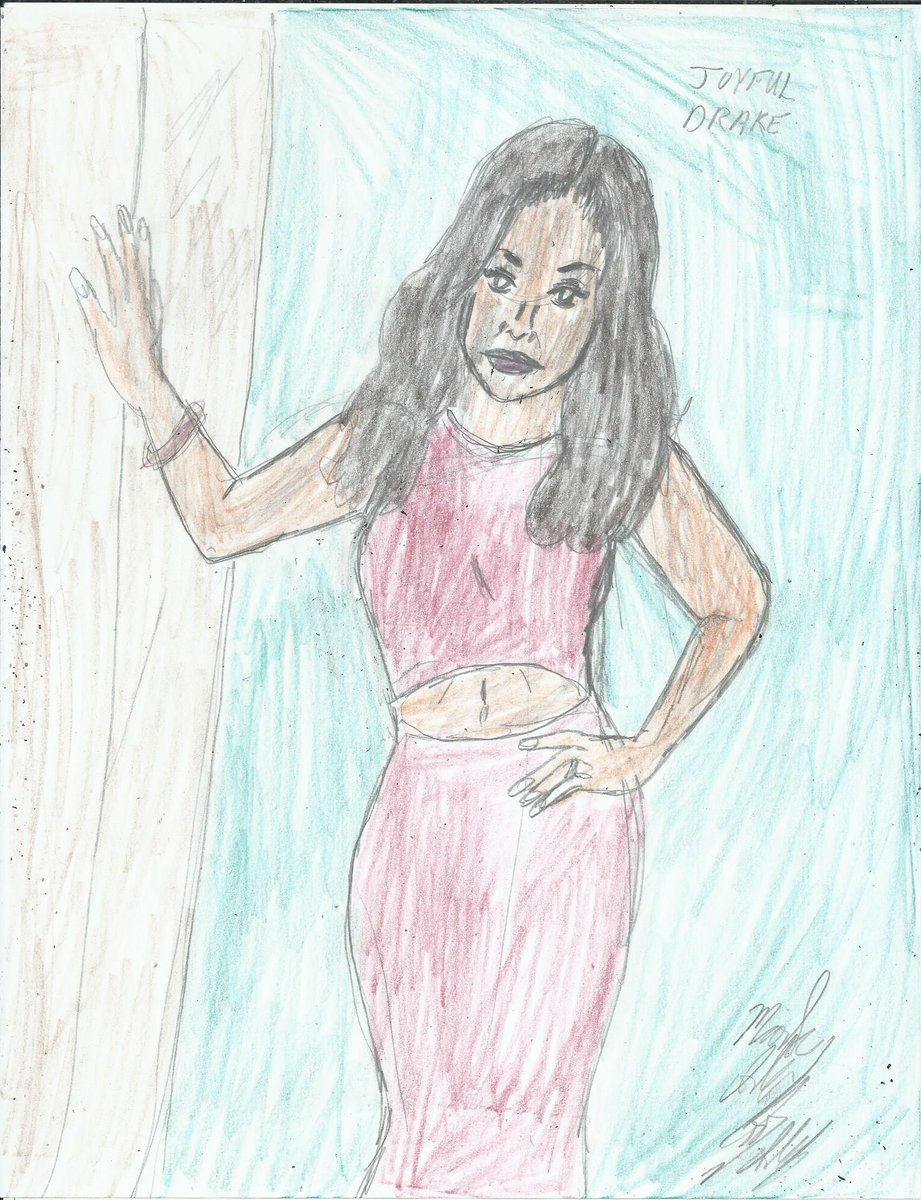 MarkIrby1's tweet photo. Happy Birthday @JoyfulDrake Joyful Drake!!!!!! Enjoy your special day. I hope you like the new birthday portrait I have drew of you. Let me know what you think. #artwork #actress #writer #producer #joyfuldrake #birthdayportrait https://t.co/eayK7FM59C https://t.co/Jj6VrB4kgk