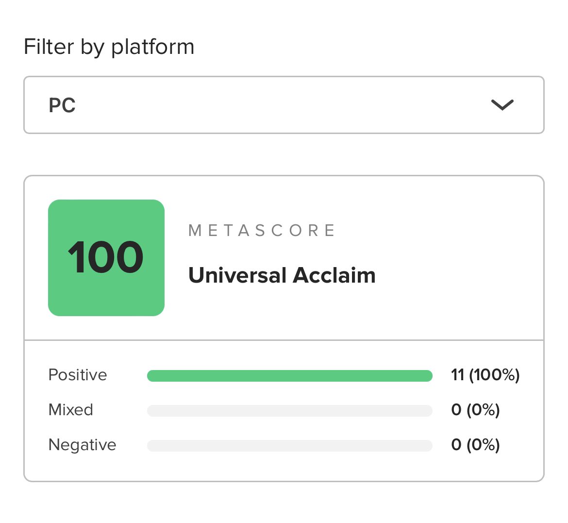 GermanStrands's tweet image. Hades II currently holds a perfect 100 score on Metacritic LOL. 

metacritic.com/game/hades-ii/…