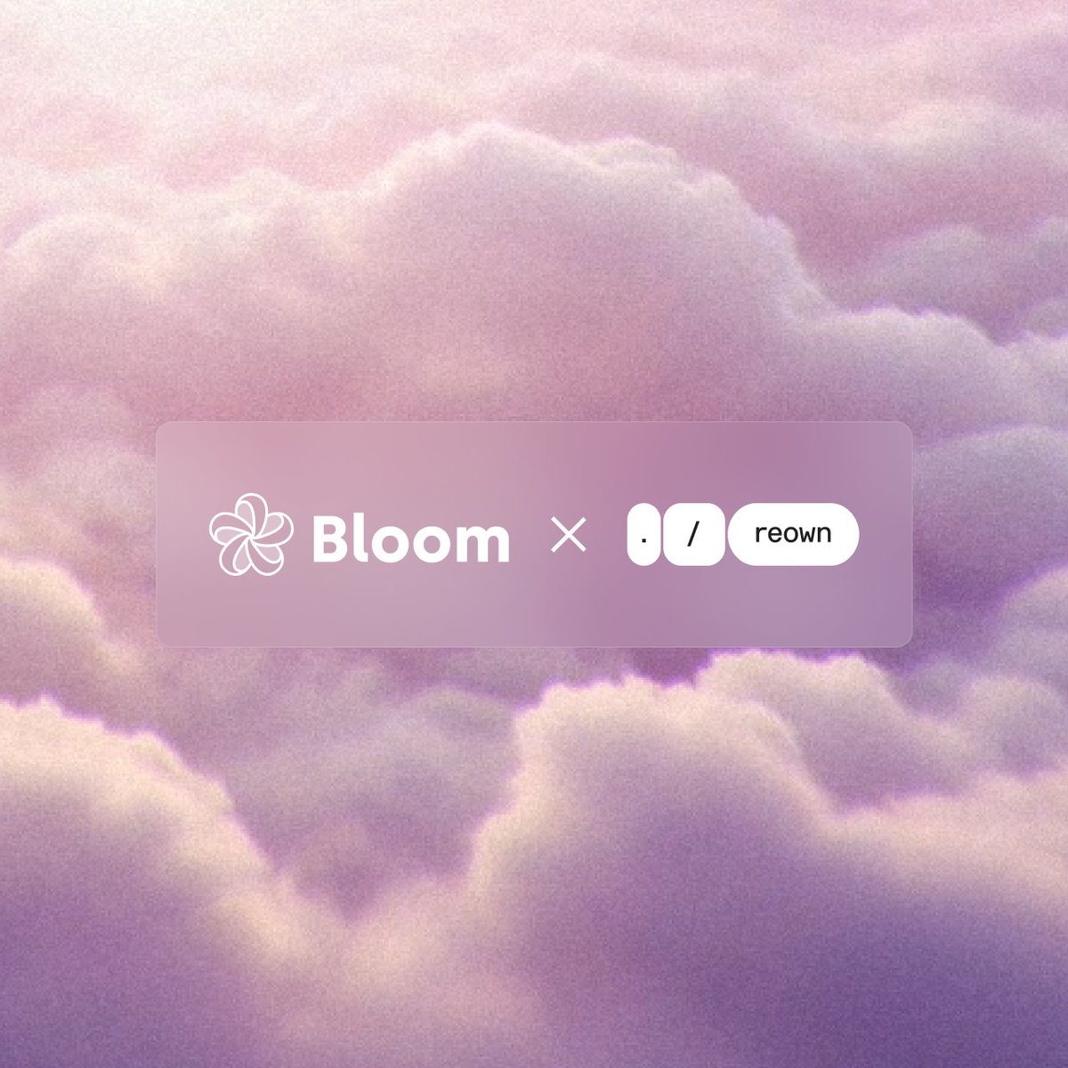 bloomsocialhq's tweet image. Excited to partner with @reown_ to bring social trading to every major chain  🌸
Bloom is launching on multiple EVMs with Reown’s AppKit powering seamless wallet connections on mobile and desktop.
This long-term collab will also unlock our future roadmap: Solana and Bitcoin.