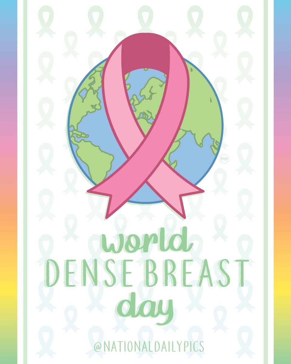 NationalDayPics's tweet image. Happy World Dense Breast Day!💚

Fun Fact: #WorldDenseBreastDay was founded to raise awareness how dense breasts can affect breast cancer risk &amp;amp; mammogram visibility!

💚💚Follow @NationalDailyPics on instagram for more!💚💚

#DenseBreastDay #DenseBreastDay2025 #NationalDailyPics