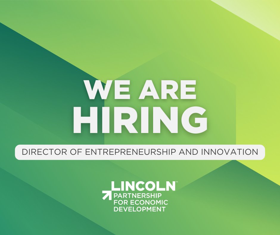 🌟 We’re Hiring! 🌟 LPED is searching for our next Director of Entrepreneurship &amp; Innovation, a key leader driving transformative programs and impactful initiatives to strengthen Lincoln’s vibrant startup ecosystem.
Apply today! ⤵
linkedin.com/jobs/view/4304…