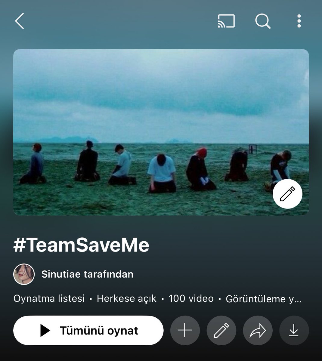 howtopavetheway's tweet photo. İlk YouTube etkinliğimizin sonuna geldik 🥹 taglarımız gündeme girmediği için henüz kazananı belirleyemiyoruz ama playlistlerimizin görüntülenmesi yüklenince #TeamDope vs #TeamSaveMe arasından birinci belli olacak 🤲🏻 https://t.co/3InqbmFMDS
