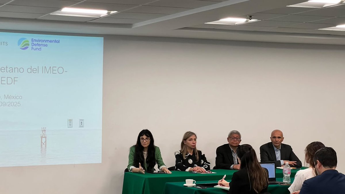 El Observatorio Internacional de Emisiones de Metano #IMEO de la <a href="/UNEP/">UN Environment Programme</a> y <a href="/EDF_Espanol/">EDF en Español</a> llevamos a cabo un taller que reunió a los principales actores para avanzar en el camino hacia la reducción de emisiones de #metano en #México.🌱
