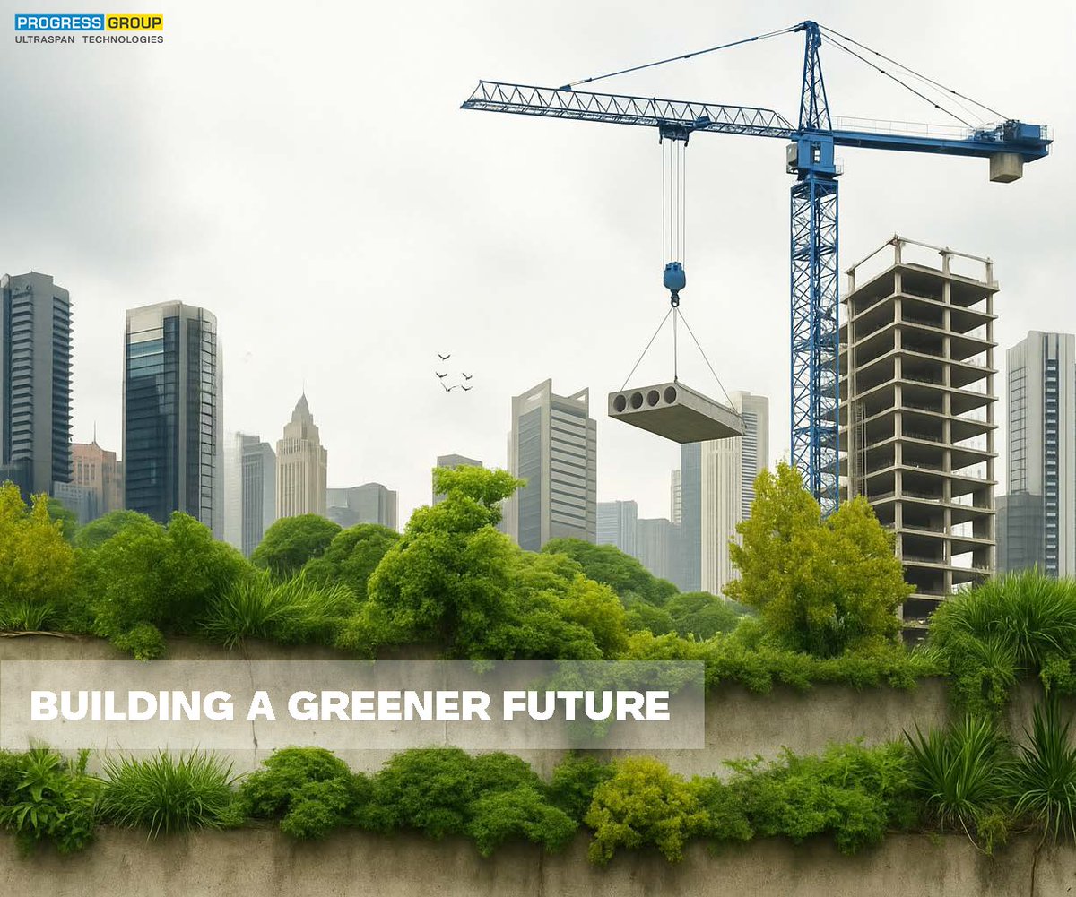 Precast concrete is building a greener future.🌍

With less waste, lower carbon impact, and stronger energy performance than other traditional methods, precast delivers durability &amp; efficiency from the production floor to our skylines.

#UltraSpan #PrecastConcrete #GreenBuilding