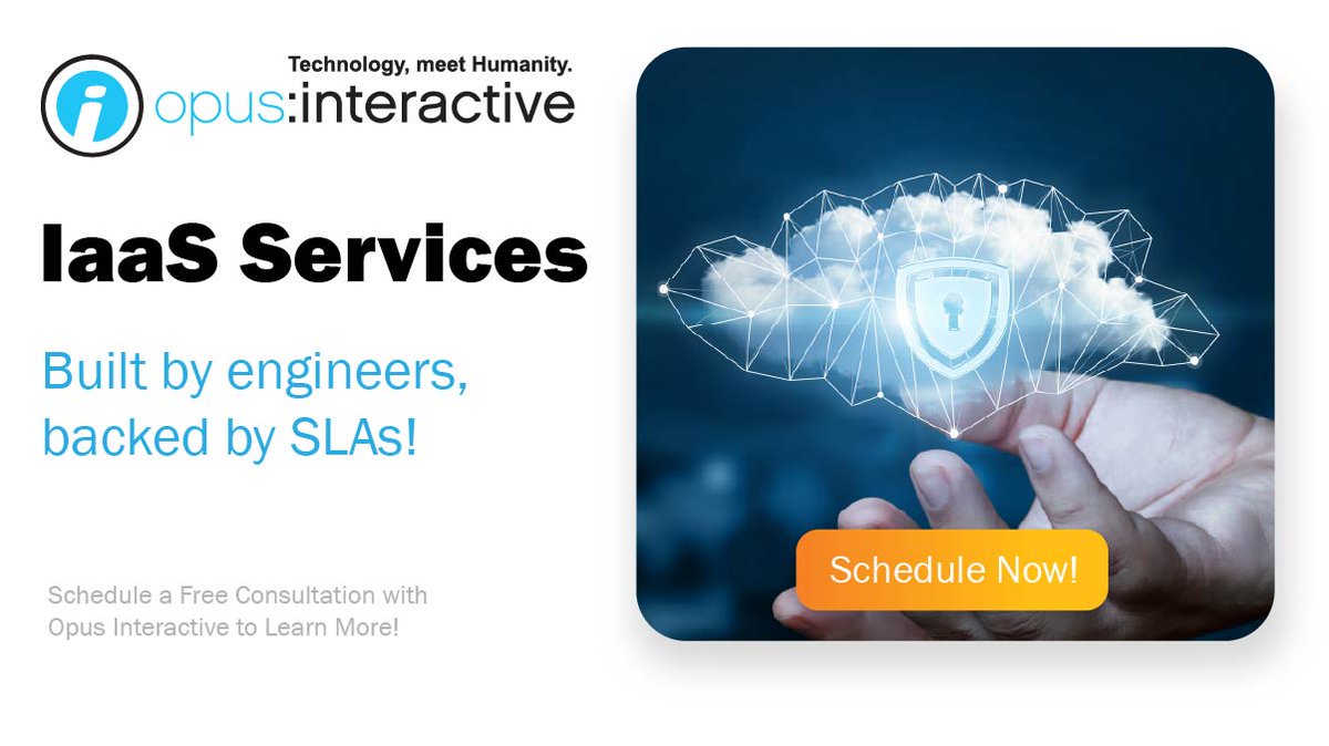 opusinteractive's tweet image. Invest in top-of-the-line IaaS services by Opus Interactive! We deliver fast and efficient solutions tailored to your infrastructure needs!
🔗 Learn more: opusinteractive.com/request-a-quot…
#CloudComputing #ITSolutions #BusinessData