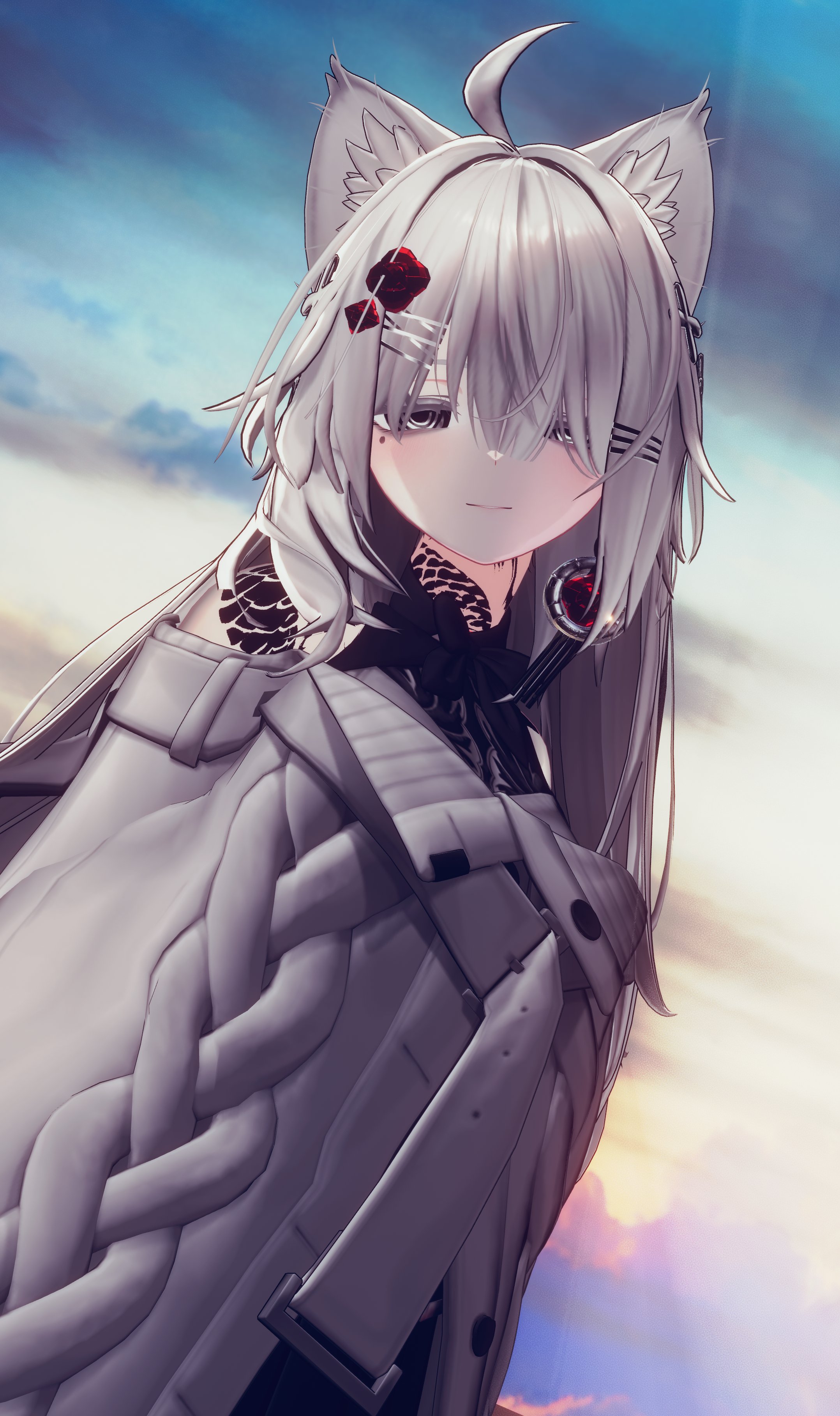 色鉛筆画「耳を傾ければSilent nightほら聴こえる」「秋めく」原画 猫 百舌鳥mozu on X: 