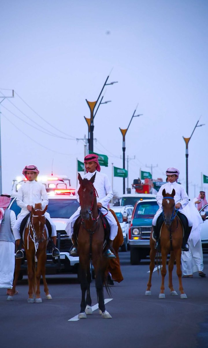 talalyosa's tweet photo. وتنوعت فعاليات الاحتفال لتشمل: ماراثون سباق الجري، واحتفال الأطفال، مسيرة الخيول، الفنون الشعبية والعرضة النجدية، لتجتمع الأصالة والفرح والفخر في يوم الوطن 💚
#اليوم_الوطني_السعودي95 
#منصة_إحسان 
#المركز_الوطني_لتنمية_القطاع_غير_الربحي 
#عزنا_بطبعنا https://t.co/NDNpsiv8RZ