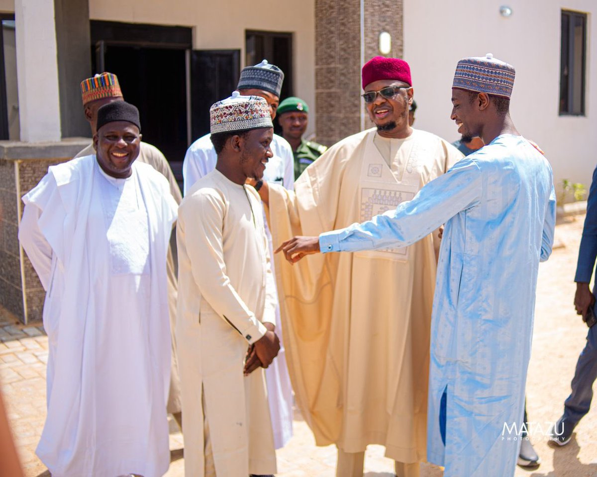 Heartfelt moment for me today as I had the pleasure of meeting my mentor, digital transformation leader and beloved Sheikh <a href="/ProfIsaPantami/">Prof. Isa Ali Ibrahim, CON</a>

Thank you Assoc Prof <a href="/AhmedAdamu/">Assoc. Prof. Ahmed Adamu</a>, and my brother <a href="/mc_Bahaushe/">Kabir Sa'idu Bahaushe</a> for facilitating this👏🏾.