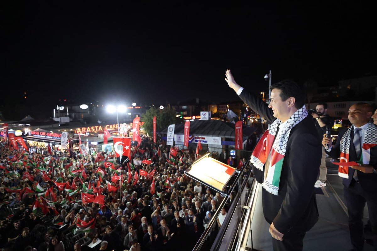SaadetPartisi's tweet image. Genel Başkanımız Mahmut Arıkan, Filistin’e Destek Mitingi’nde konuşmalarını gerçekleştirdi.