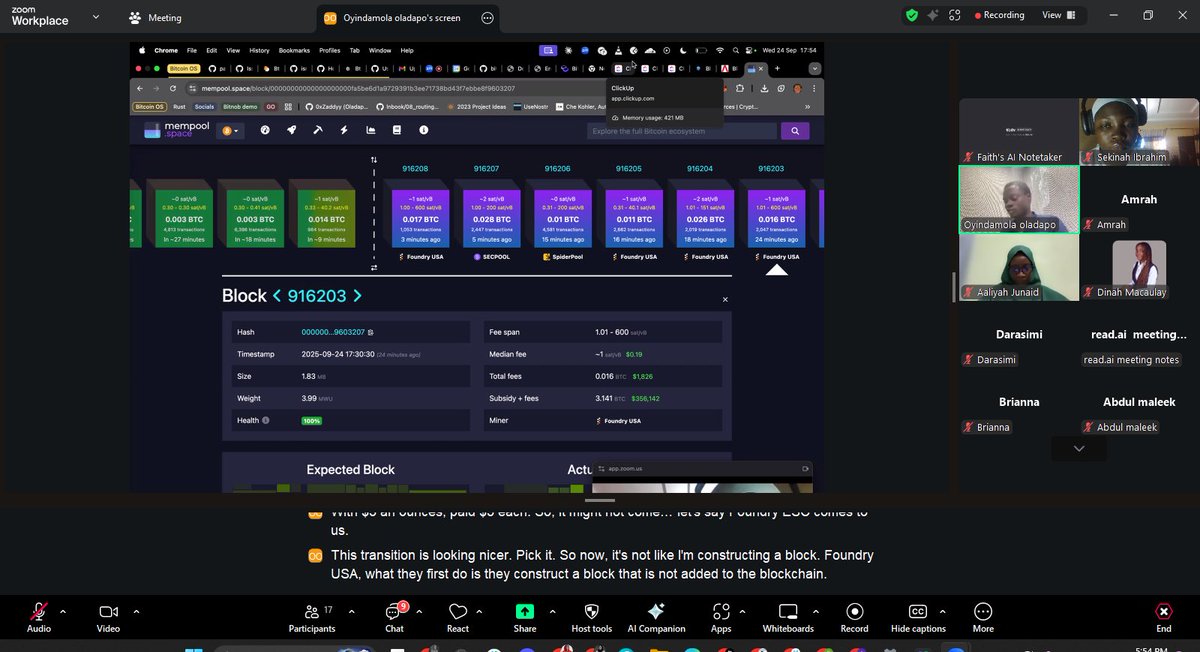 evento_so's tweet image. Day 4 of #hack4freedom: A deep dive into Bitcoin open-source with the brilliant @bitcoinzaddy! 🚀
As a Rust & Bitcoin developer, A @Bitnob_official Technical support engineer, @btrust_builders alumnus and @BitDevsKaduna co-lead.
He lead a comprehensive discussion on…