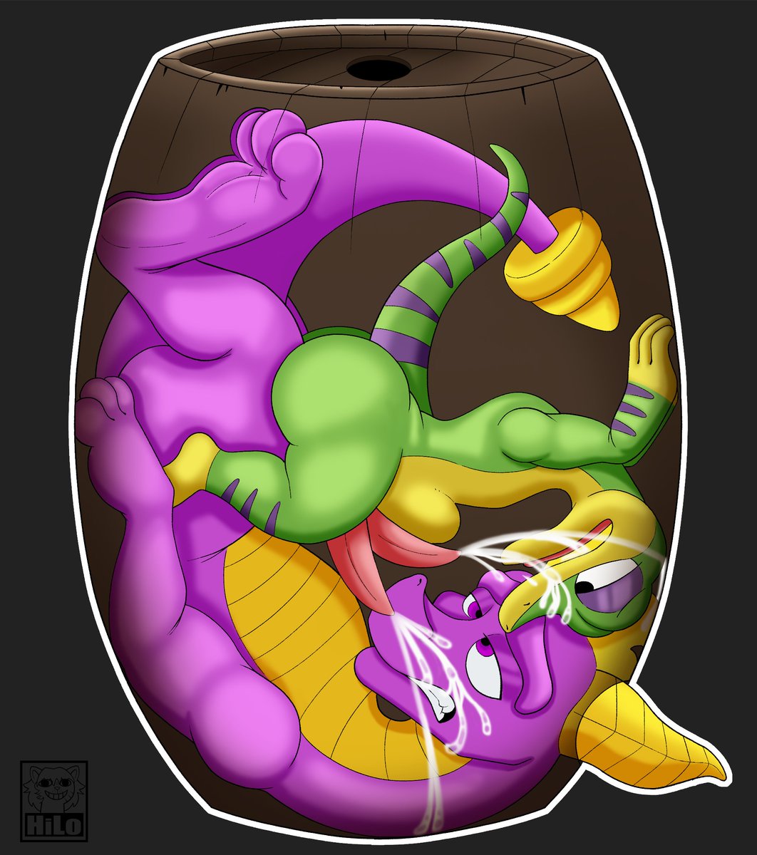 cell shaded piece for @/PotatoTime on FA