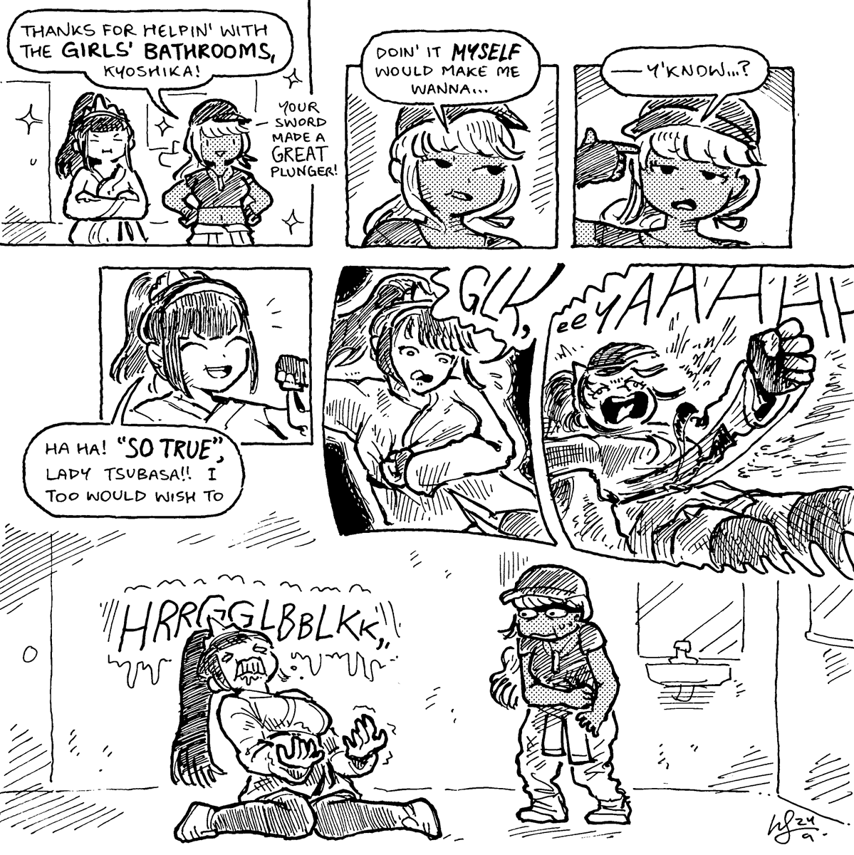SURPRISE i drew hundred line comix :) #hndr_FA 