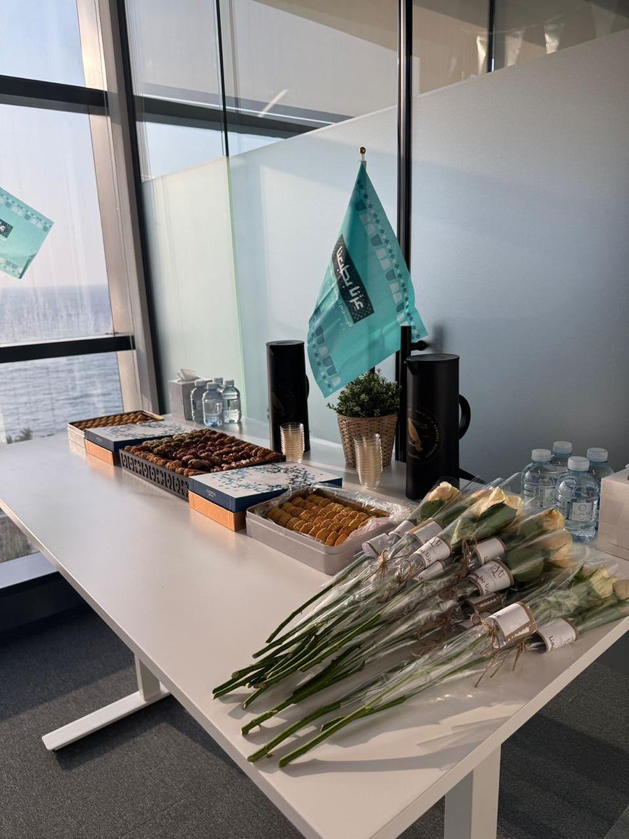 rr2e's tweet image. احتفال شركتنا بمناسبة اليوم الوطني 🇸🇦🤍