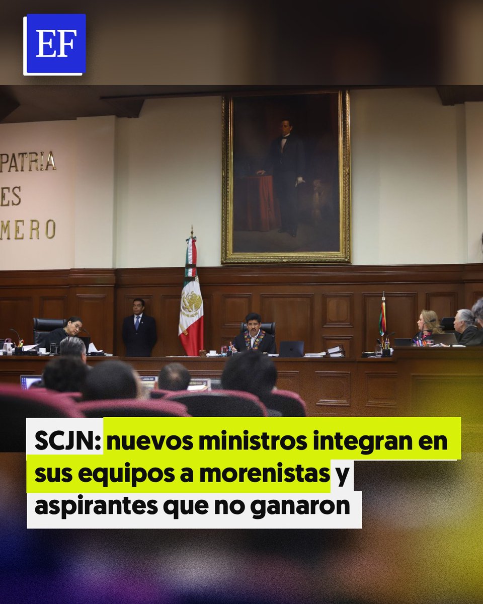 🧑‍⚖️  Tras la integración de Vidulfo Rosales, exabogado de los padres de los 43 normalistas de Ayotzinapa desaparecidos desde hace más de 10 años, al equipo del nuevo ministro presidente de la Suprema Corte, Hugo Aguilar, se dio a conocer que hay morenistas y excandidatos a la