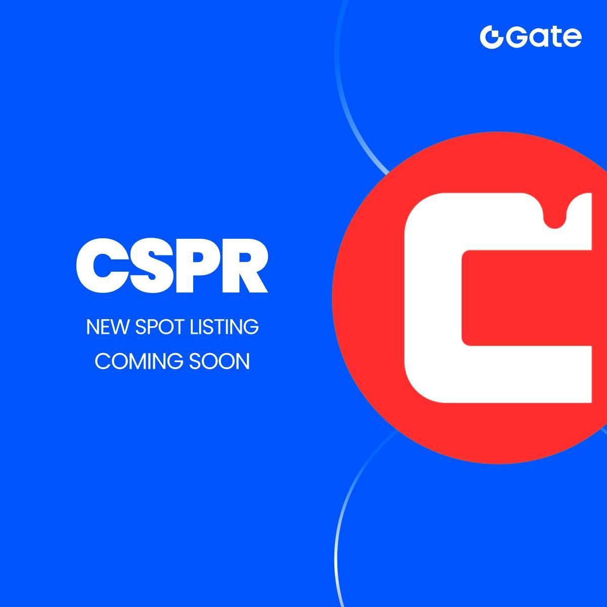 🔔 It's happening tomorrow!! $CSPR will be listed on <a href="/GateUS_Official/">Gate US</a> 🎉

🕘 Listing Time: 09:00 AM ET • September 25th, 2025

This marks another step forward in Casper’s global growth and accessibility 🚀

👉 Read more here: gate.com/en-us/announce…