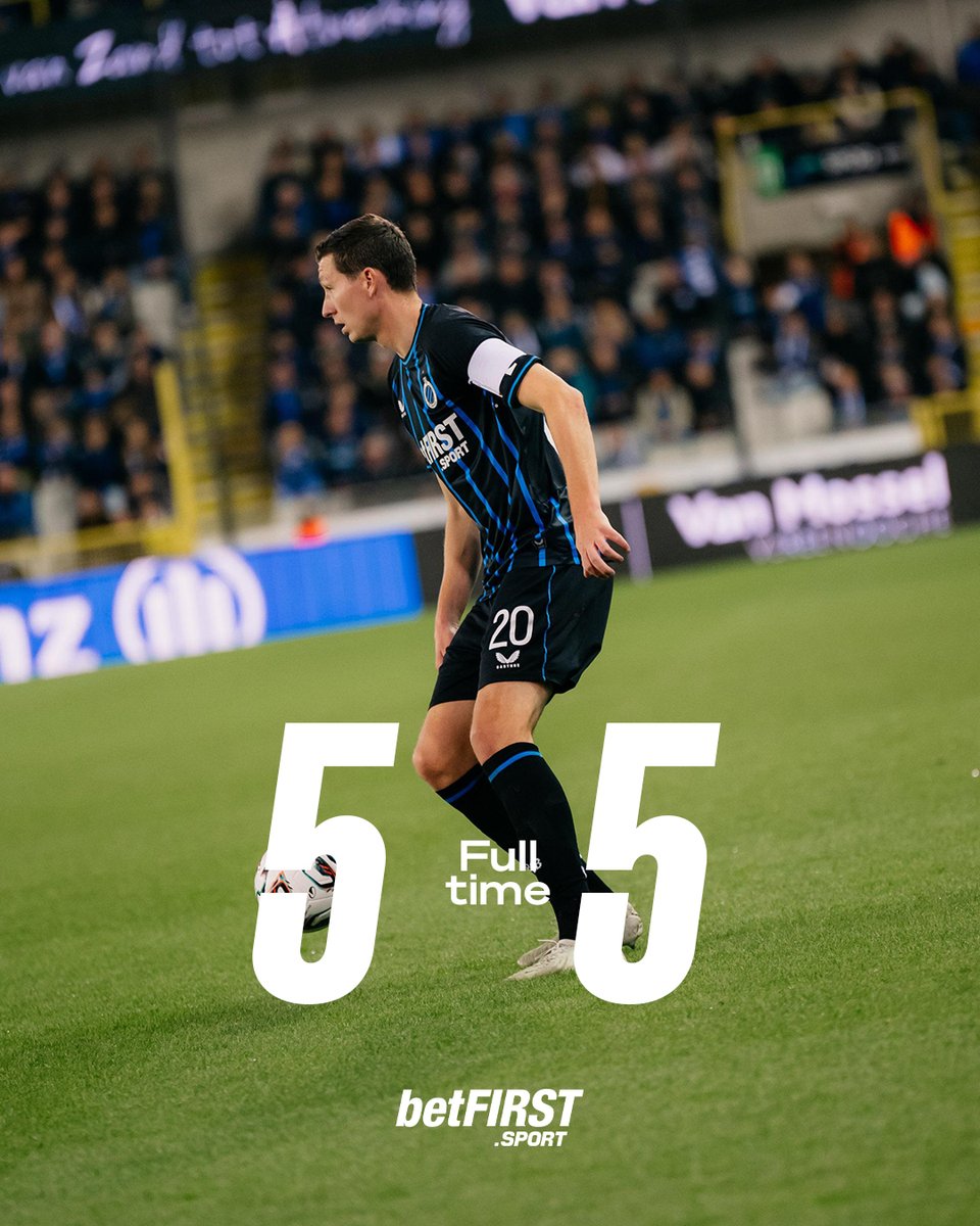 FT: 5-5. 🤯