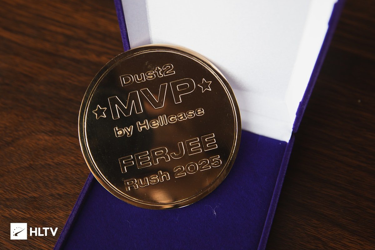 Junto com a <a href="/hellcasecom/">Hellcase🔥</a>, vamos premiar o melhor jogador do FERJEE Rush com uma medalha exclusiva banhada a ouro! 

Quem será o MVP? A disputa começa no sábado 🔥