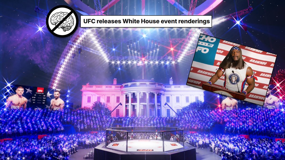 Some say that the $idiocracy is inevitable.

Some say there must be signs beforehand.

Some say there already are signs.

Blessed be the stupid.

thestadiumbusiness.com/2025/09/23/ufc…