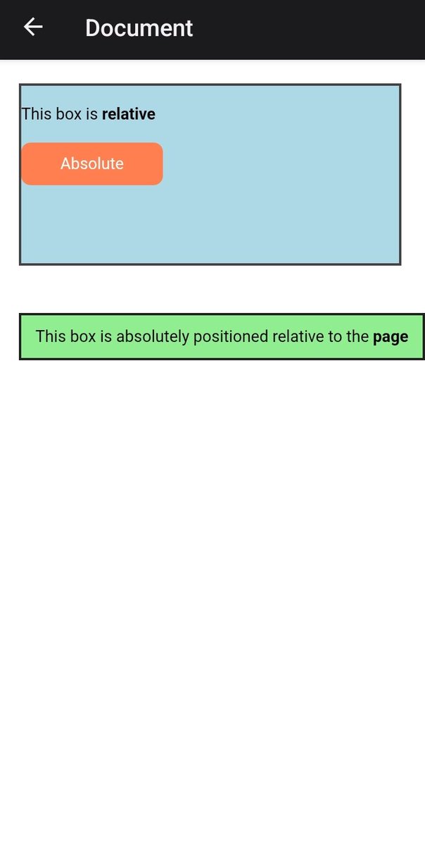Xetron01's tweet image. Day 16/30:
#30DaysofCodeChallenge
I built a simple page using relative and absolute positioning, then added a media query so the layout adapts on screens below 600px. Learned how media queries make designs responsive across devices.
Checkout the Mobile and PC screen