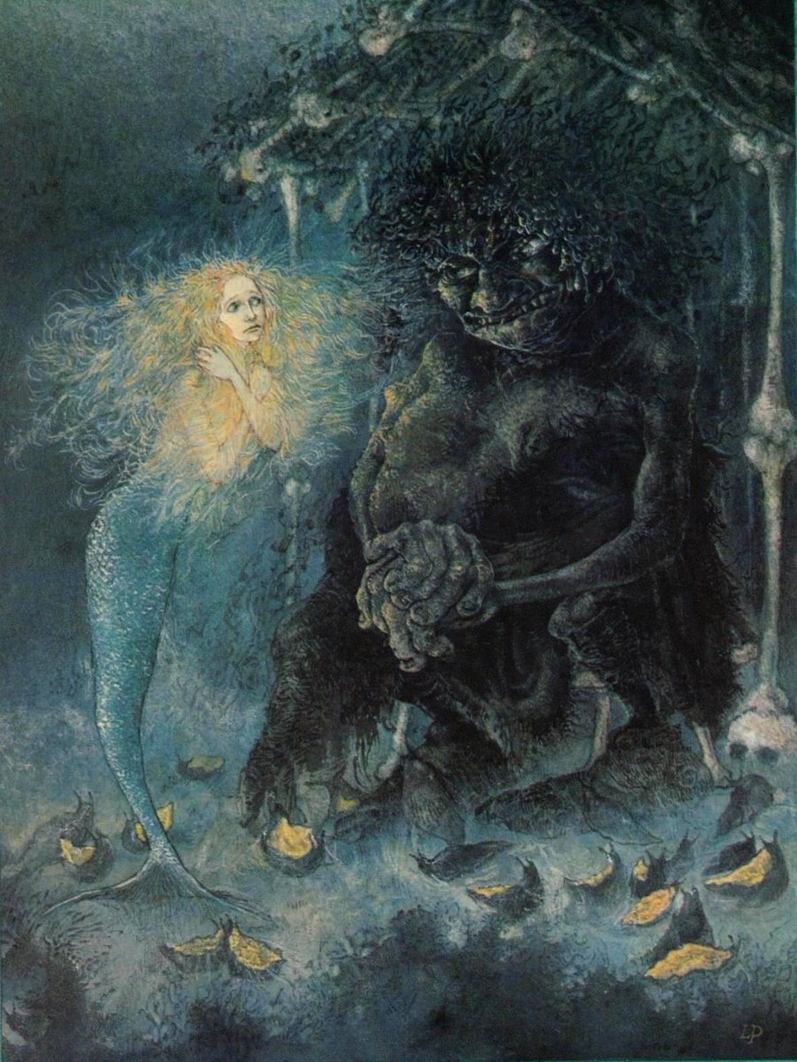 'The Little Mermaid ' illustrated by Lidia Postma, 1975

#illustration #fairytale