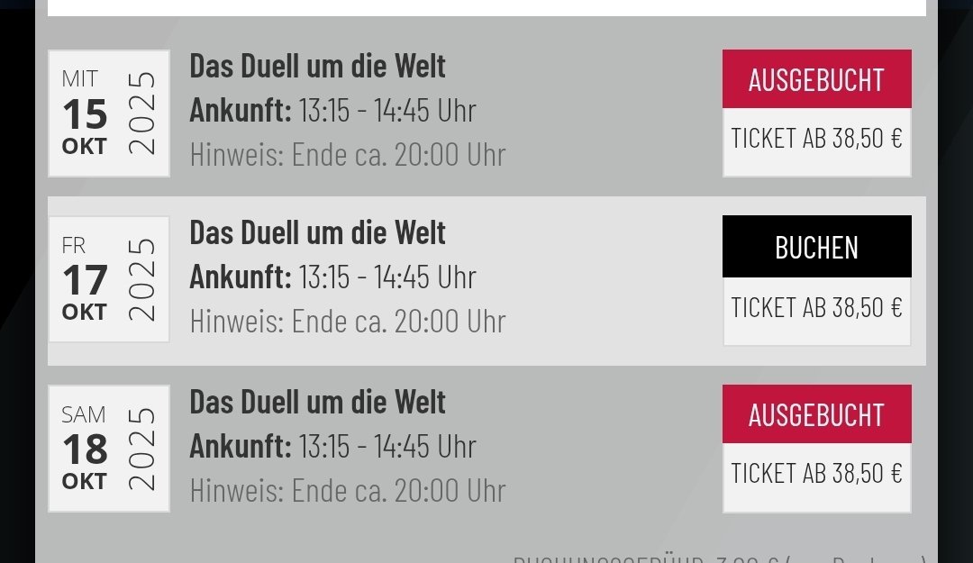 Tickets für #DudW