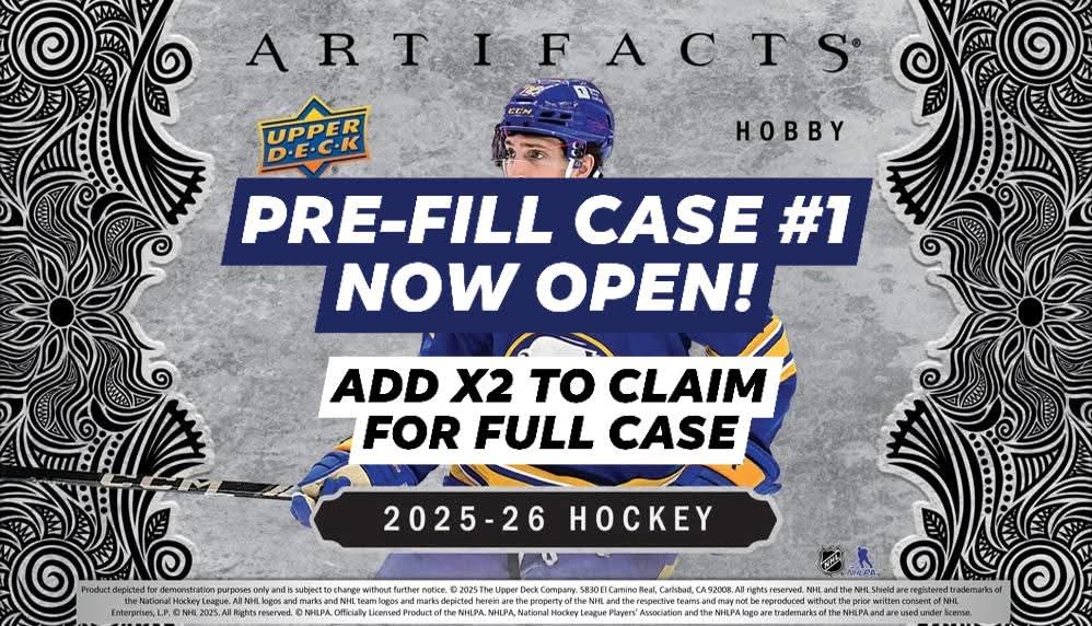 FlyingVCards's tweet image. 🚨 25-26 Upper Deck Artifacts #GroupBreak Pre-Fill Now Open! 🚨 

🎁  Up to $10 off teams for all 1st time breakers!

💰 Prices in 🇨🇦. The remaining teams and details attached.

⏬️ Claim teams by commenting or sending me a DM 😃

#FlyingVCards