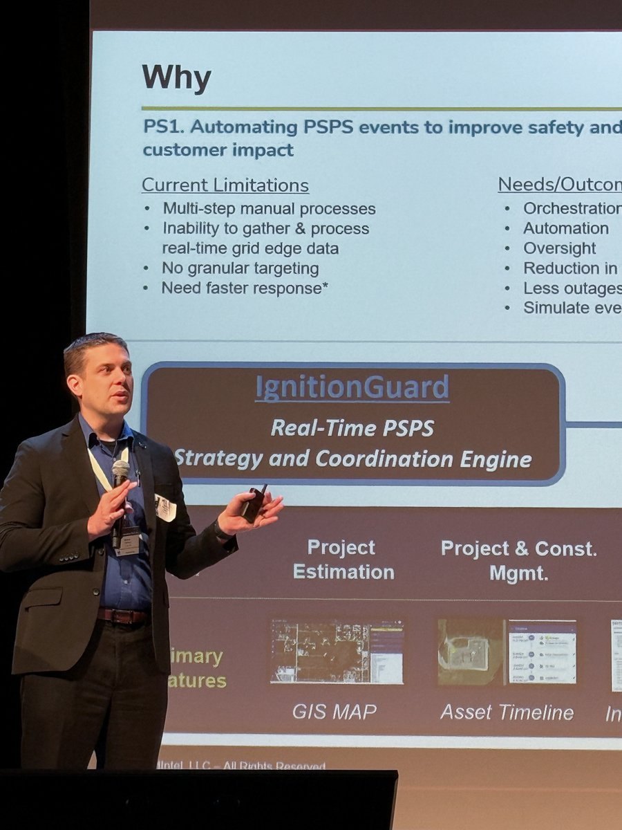 grid_intel's tweet photo. Exciting day at @PGE4Me presenting our two solutions chosen as finalists for the 2025 Innovation Pitch Fest!
 
Learn more: https://t.co/EjtXXoFZxW 

#PGEPitchFest #WildfireResilience #Innovation https://t.co/uykseMIxnx