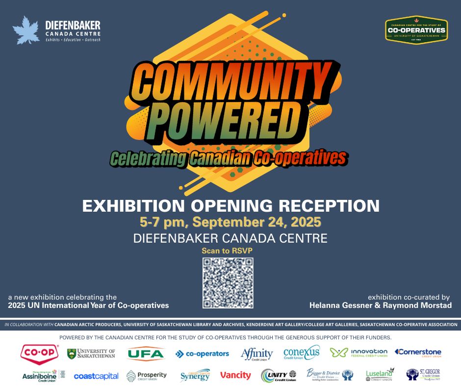 We could not be more excited for tonight’s opening reception for Community Powered: Celebrating Canadian Co-operatives. 

There are still a few tickets left. You still have time to register: eventbrite.ca/e/community-po… 

Many thanks to our partners and sponsors! #IYC2025 #CoopsYear