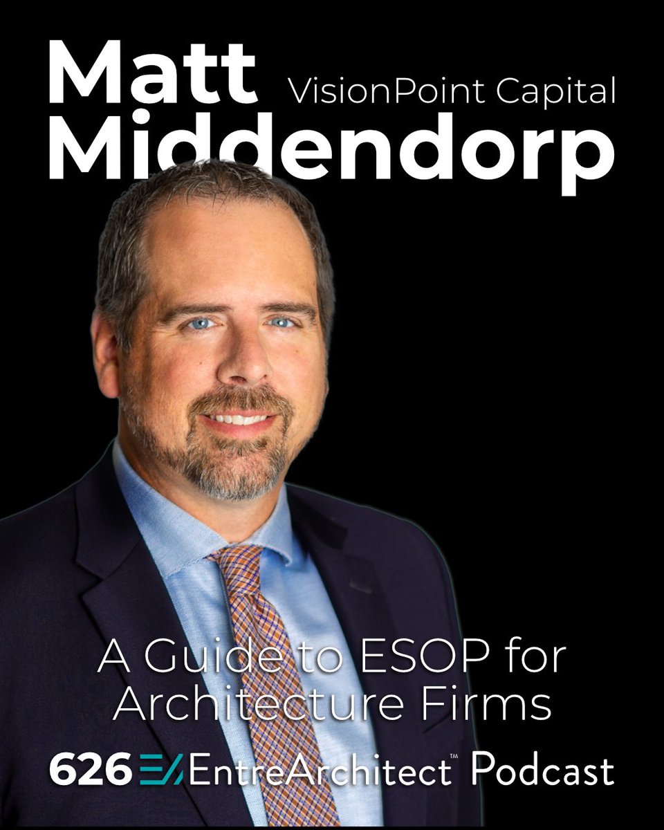 Thinking about succession?
➡️ Reward your team
➡️ Preserve your culture
➡️ Save on taxes

ESOPs might be the path forward for architects.

Our new guide explains how they work and who they are best suited for.
entrearchitect.com/2025/09/23/a-g…