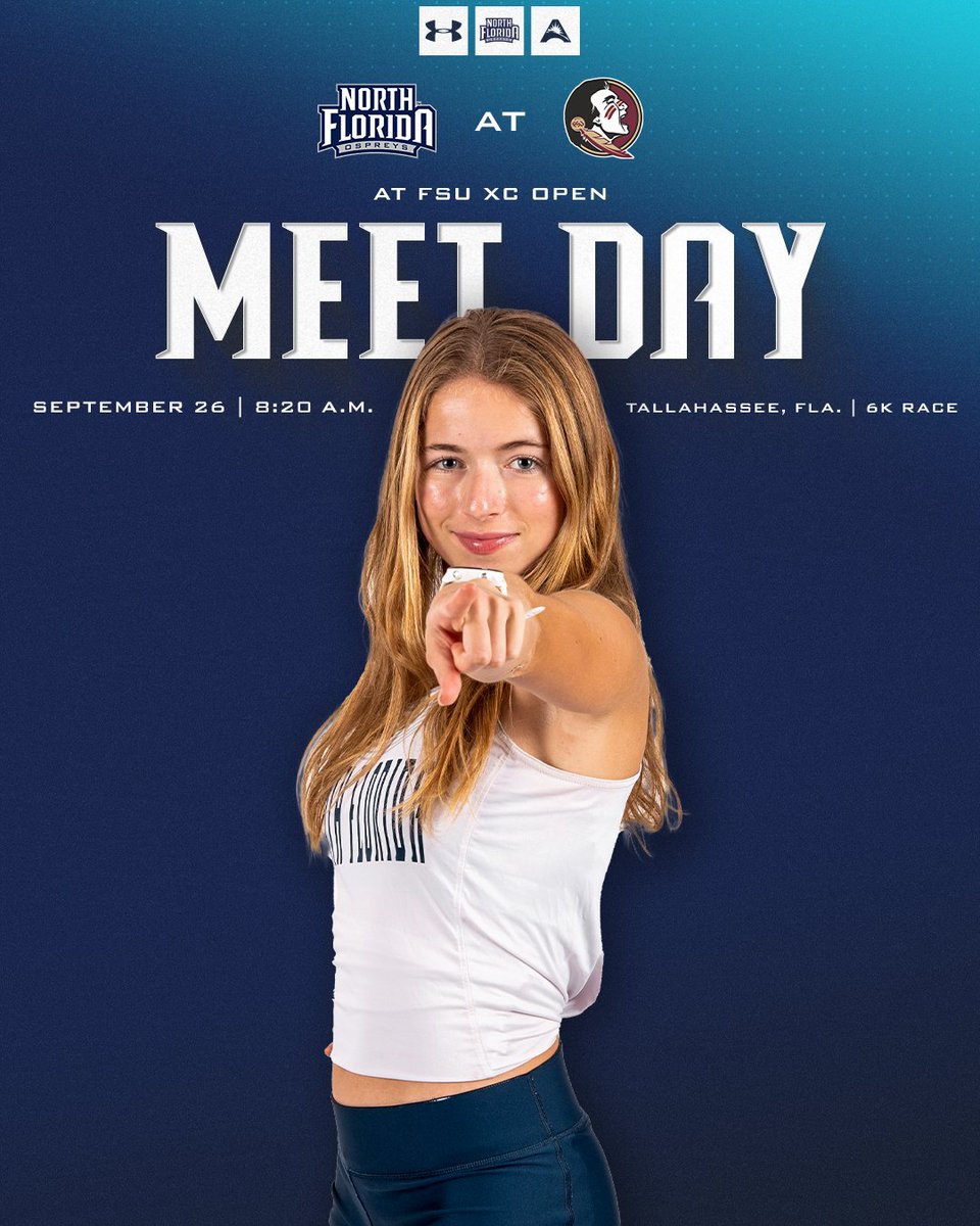 IT'S MEET DAY‼️🏃‍♂️🏃‍♀️

🆚 FSU XC Open
📍 Tallahassee, Fla. (Apalachee Regional Park)
⌚️ 7:40 a.m. (M), 8:20 a.m. (W)
📊 bit.ly/47RFQ4Z
💻 bit.ly/428Odp2

#SWOOP