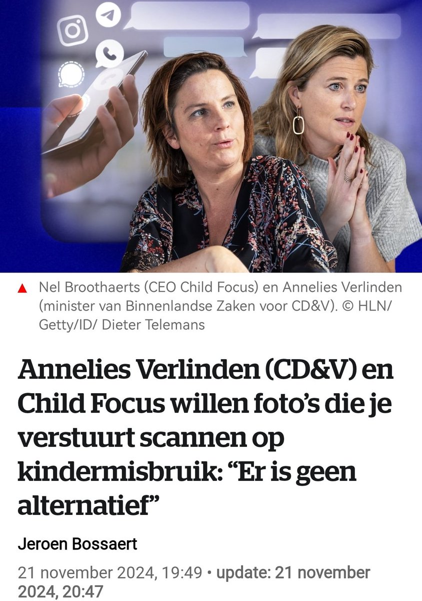 AsterBerghe's tweet image. #Childfocus en alle andere instanties die een totalitair systeem zoals #chatcontrol willen opleggen, die vormen een bedreiging voor onze vrijheid, veiligheid en welvaart en dienen dus afgeschaft te worden. #defundchildfocus