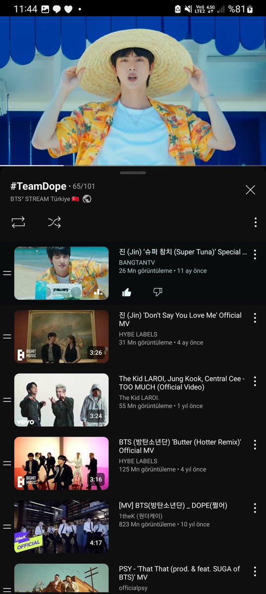 yoonnholic's tweet photo. Hâlâ dünyanın en ikonik şarkısı ve klibisin seni yenen çıkar mı sanmam #TeamDope https://t.co/o1y09ZEZsY