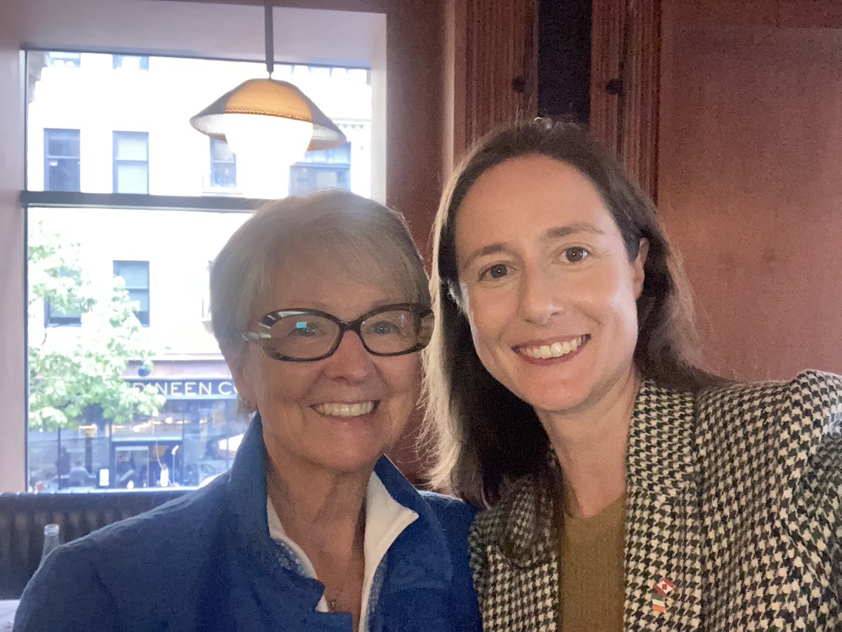 It was such a pleasure to catch up with Ireland’s former Honorary Consul in Toronto Eithne Heffernan over lunch. An absolute legend and a lovely lady to boot. Looking forward to working with and learning from you Eithne!
